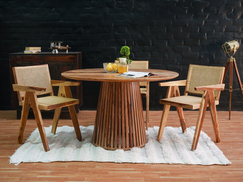 Round Dining Table Set 4 Seater
