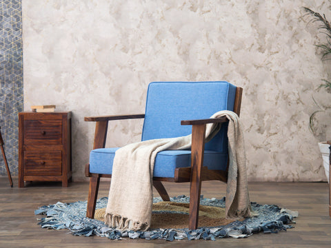 Duraster Ummed Modern Sheesham Wood Lounge Chair #6