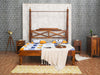 Duraster Ummed Two Poster Solid Sheesham wood Modern Canopy Bed #2