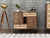 Irish Modern Sideboard Cabinet With Cane Work #2