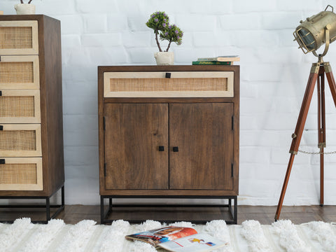 Duraster Irish Sideboard Cabinet With Cane Work #1