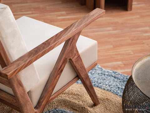 Duraster Hawkin Modern Solid Wooden Armchair #2
