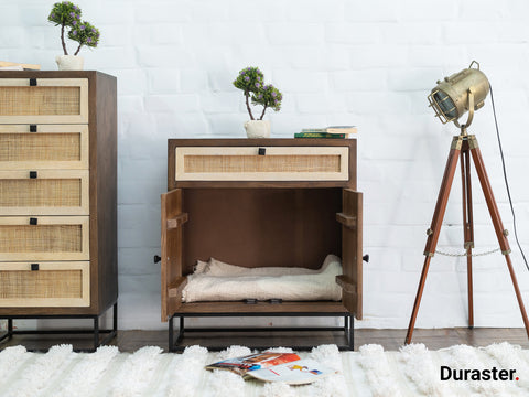 Duraster Irish Sideboard Cabinet With Cane Work #1