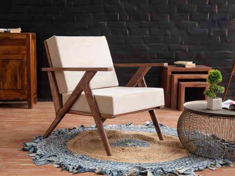 Duraster Hawkin Modern Solid Wooden Armchair #2