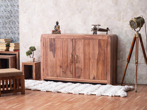 Duraster Hawkin Solid Wood Sideboard Cabinet #1
