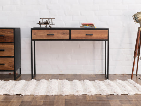 Recycled Wood Console Table