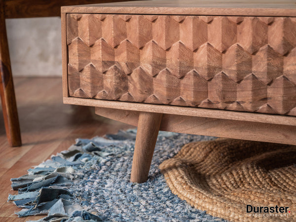Duraster Diamond Wooden Coffee Table with Storage #1