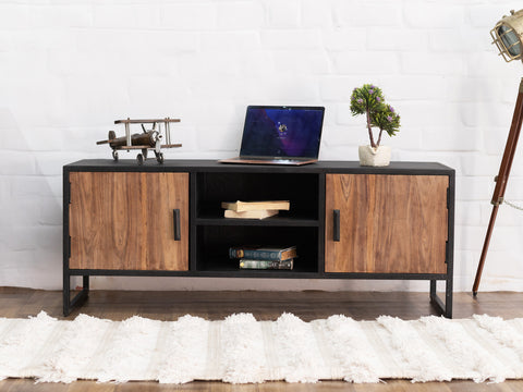 Recycled Wood TV Unit