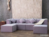 Duraster Diana U Shaped Sofa Light Grey #40