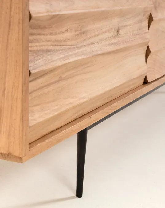 Riverrun Industrial TV Unit Acacia Wood #2 - Duraster 