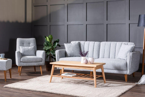 Daisy 3 Seater Light Grey #11 - Duraster 