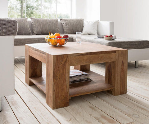 Elementary Stylish Sheesham Coffee Table #9 - Duraster 