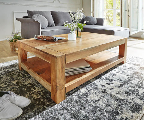 Eternal Modern Acacia Selves Coffee Table #5 - Duraster 