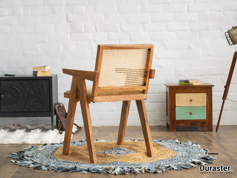 Duraster Hawkin Solid Wood Cane Armchair #4