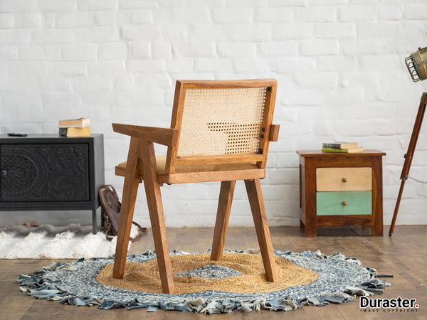 Duraster Hawkin Solid Wood Cane Armchair #4