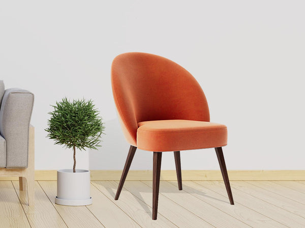 Elemantary Solid Wood Fabric Upholstered Chair #6 - Duraster 