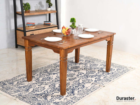 Aristocrat Acacia 4 Seater dining table set #1 - Duraster 