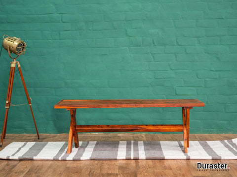 Aristocrat Modern Solid Wood Bench 