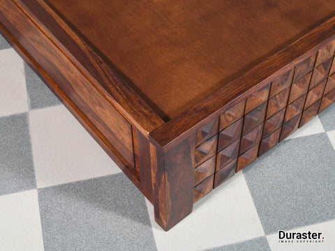 Aristocrat Solid Sheesham Wood Storage Bed