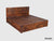 Aristocrat Solid Sheesham Wood Storage King Size Bed #8