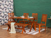Aristocrat Solid Wood Dining Table Set 6 Seater 
