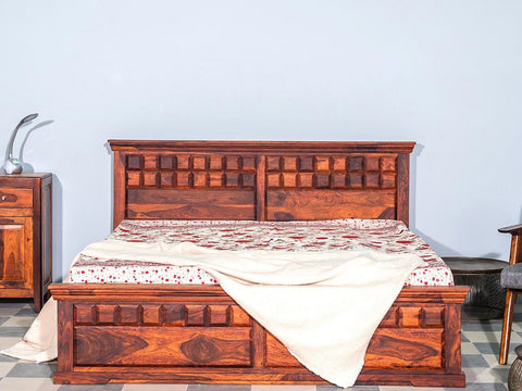Aristocrat Solid Wood Storage Bed #6 - Duraster 