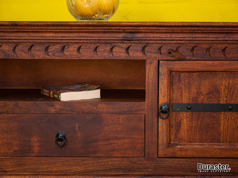 Aristocrat Solid Wood TV Unit with Storage