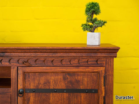 Aristocrat Solid Wood TV Unit with Storage