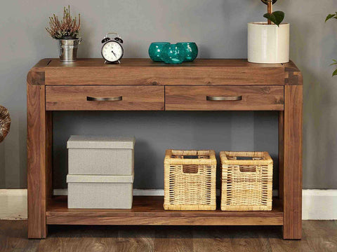 Duraster Arthur Wooden Console Table with Storage #11