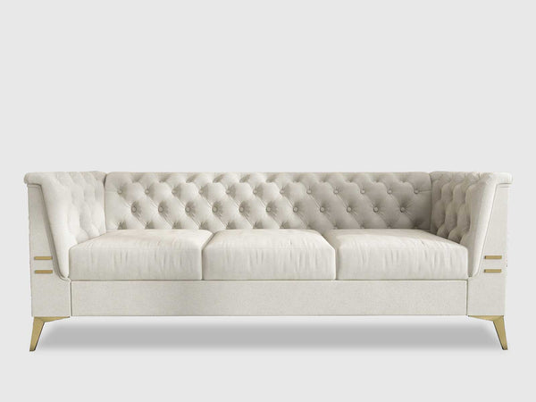 Duraster Chesterfield Premium Fabric Sofa #75