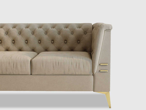 Duraster Chesterfield Premium Fabric Sofa #73
