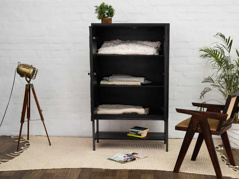 Duraster Black Marina High Cabinet #1