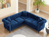 Duraster Chesterfield Vintage Sectional Sofa #60