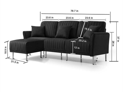3 Seater Fabric Sofa