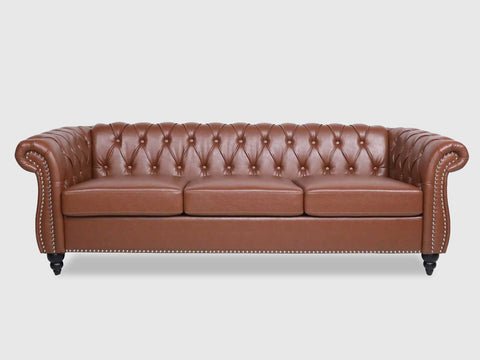 Duraster Chesterfield Traditional Three Seater Sofas #63