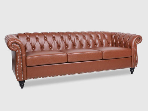 Duraster Chesterfield Traditional Three Seater Sofas #63