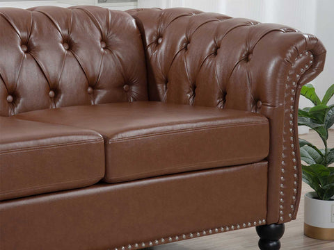 Duraster Chesterfield Traditional Three Seater Sofas #63