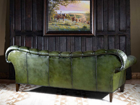 Duraster Chesterfield Traditional Three Seater Sofa (Irish Green) #94