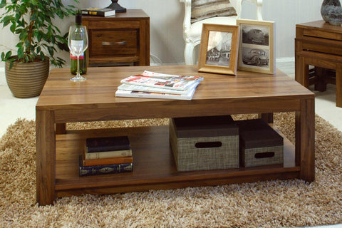 Marwar Sheesham Wood Walnut Coffee Table #3 - Duraster 