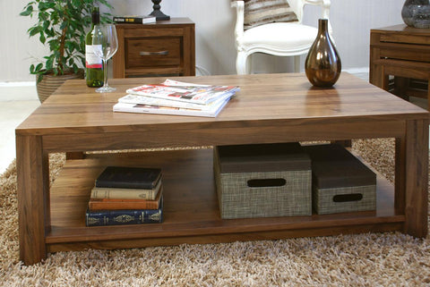 Marwar Sheesham Wood Walnut Coffee Table #3 - Duraster 