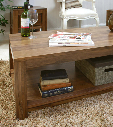 Marwar Sheesham Wood Walnut Coffee Table #3 - Duraster 