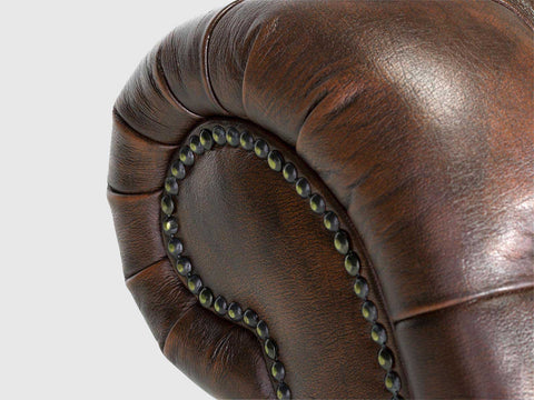 Duraster Chesterfield Colonial Brown lounge #14
