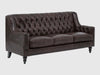Duraster Chesterfield Colonial Brown Set of Three Sofas #7
