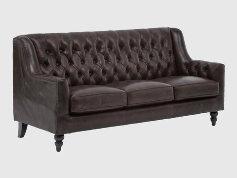 Duraster Chesterfield Colonial Brown Set of Three Sofas #7