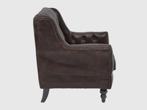 Duraster Chesterfield Colonial Brown Set of Three Sofas #7