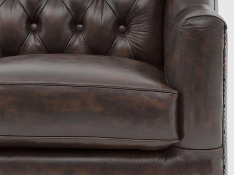 Duraster Chesterfield Colonial Brown Set of Three Sofas #7