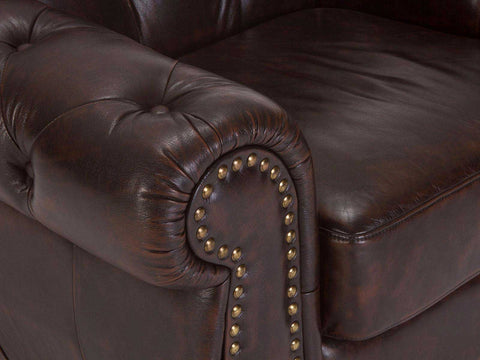 Duraster Chesterfield One Seater Colonial Sofa #6