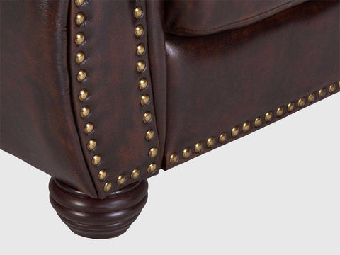 Duraster Chesterfield One Seater Colonial Sofa #6