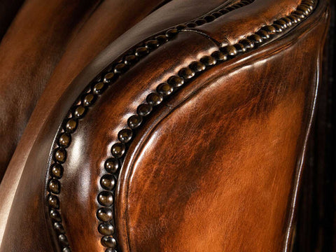 Duraster Chesterfield Single Seater Leather Sofa (Chocolate Brown) #90