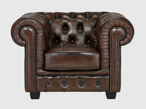 Duraster Chesterfield Traditional One Seater Sofas #11